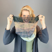 Load image into Gallery viewer, Artyarns Mohair Ombre Scarf Knitting Kit | Artyarns Mohair Ombre and Knitting Pattern (#383)
