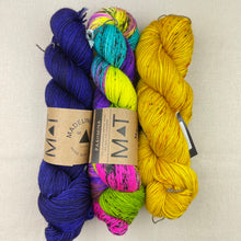Load image into Gallery viewer, Speckled Chevron Wrap Knitting Kit | Madelinetosh Pashmina &amp; Knitting Pattern (#348B)
