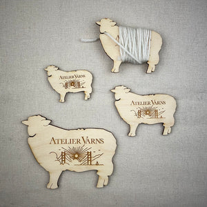 Katrinkles Sheep Bobbins with Atelier Logo