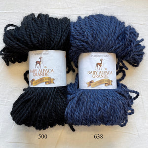 Bulky Ribbed Cowl Knitting Kit | Bulky Alpaca & Knitting Pattern (#167A)