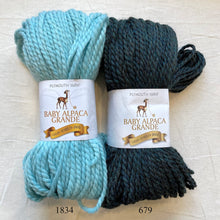Load image into Gallery viewer, Easy Bulky Alpaca Cowl Knitting Kit | Baby Alpaca Grande &amp; Knitting Pattern (#151)
