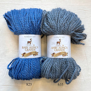 Bulky Ribbed Cowl Knitting Kit | Bulky Alpaca & Knitting Pattern (#167A)