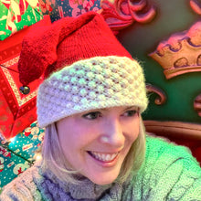 Load image into Gallery viewer, Atelier Santa Hat with Bells Knitting Kit | Ella Rae Superwash Classic &amp; Knitting Pattern (#335)
