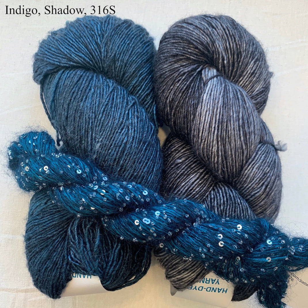 Beginner Knitting Kit Indigo