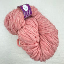 Load image into Gallery viewer, A pink skein of Knit Collage Sister bulky yarn
