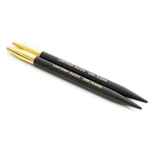 Load image into Gallery viewer, Lantern Moon Ebony Interchangeable 4&quot; Knitting Needle Tips
