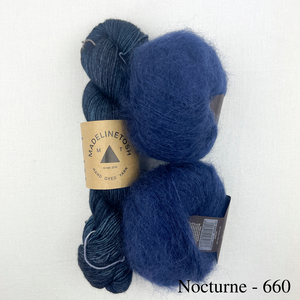 Hitchhiker Knitting Kit | Madelinetosh Pashmina & Rowan Kidsilk Haze (#412)