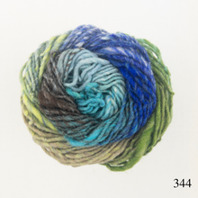 Load image into Gallery viewer, A blue and green skein of Noro Kureyon Yarn
