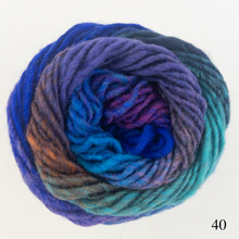 Load image into Gallery viewer, A blue and purple skein of Noro Kureyon Yarn
