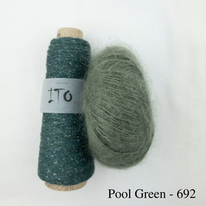 Oritatami Vest Knitting Kit | ITO Kinu, Rowan Kidsilk Haze & Knitting Pattern (#312)