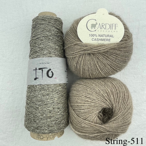 Cardiff-Ito Cowl Knitting Kit | Cardiff Small Cashmere, Ito Kinu & Knitting Pattern (#361)