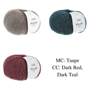 Crochet Colorblock Blanket | Lang Yarns Malou Light & Crochet Pattern (253-01)