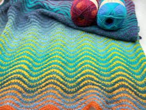 Kauni Effektgarn Wiggle Wrap Knitting Kit | Kauni Effektgarn & Knitting Pattern