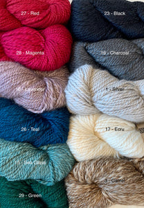 Little Boxes Scarf Knitting Kit | Araucania Lujoso & Knitting Pattern (#353)