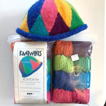 Load image into Gallery viewer, Knitwhits Jester Hat Knitting Kit | Knitwhits Wool &amp; Knitting Pattern
