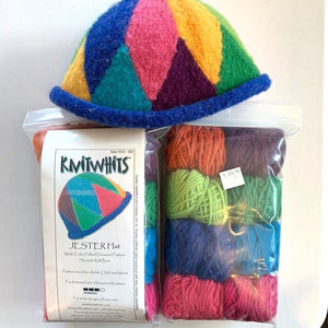 Knitwhits Jester Hat Knitting Kit | Knitwhits Wool & Knitting Pattern