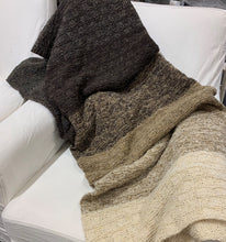 Load image into Gallery viewer, Gradient Throw Knitting Kit | Fine Donegal Tweed &amp; Kathmandu Lace &amp; Knitting Pattern (#337)
