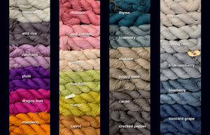 Deco Shawlette (YOTH version) Knitting Kit | YOTH Big Sister & Knitting Pattern (#324)
